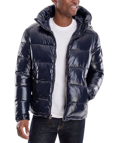 michael kors tan mens jacket|Michael Kors puffer jacket men's.